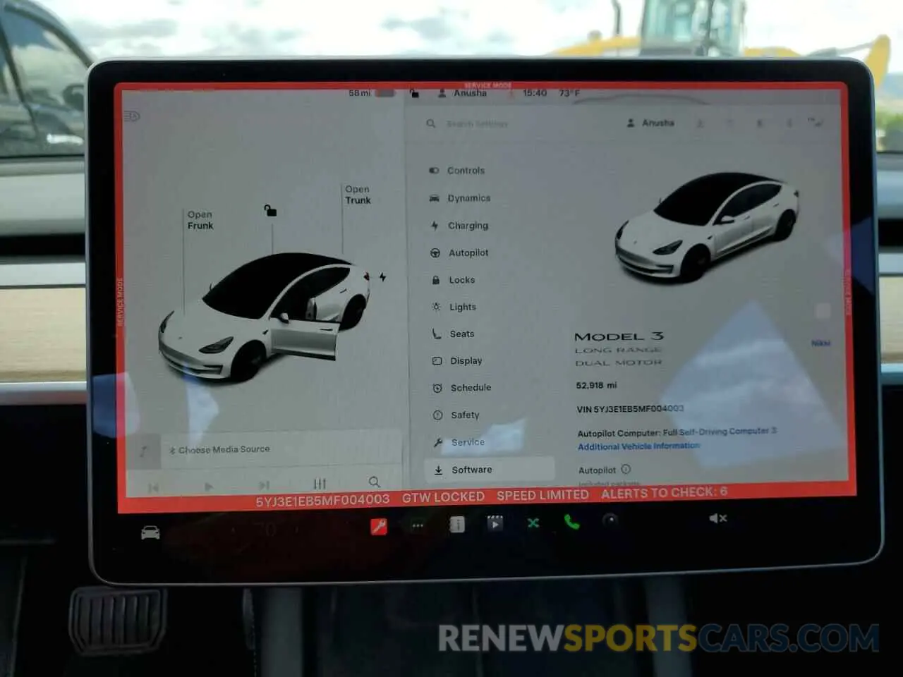 9 Photograph of a damaged car 5YJ3E1EB5MF004003 TESLA MODEL 3 2021