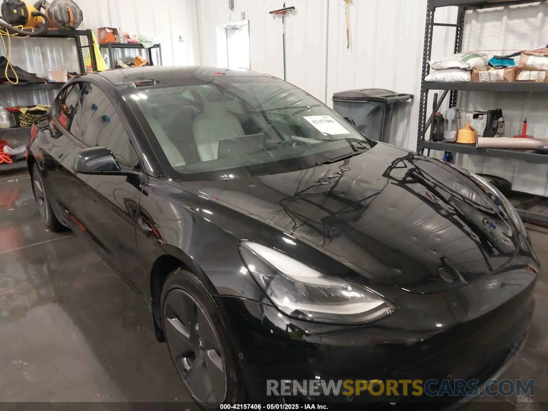6 Photograph of a damaged car 5YJ3E1EB5MF019973 TESLA MODEL 3 2021