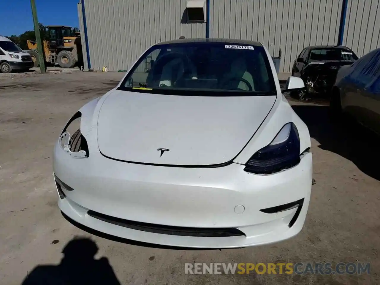 5 Photograph of a damaged car 5YJ3E1EB5MF054657 TESLA MODEL 3 2021