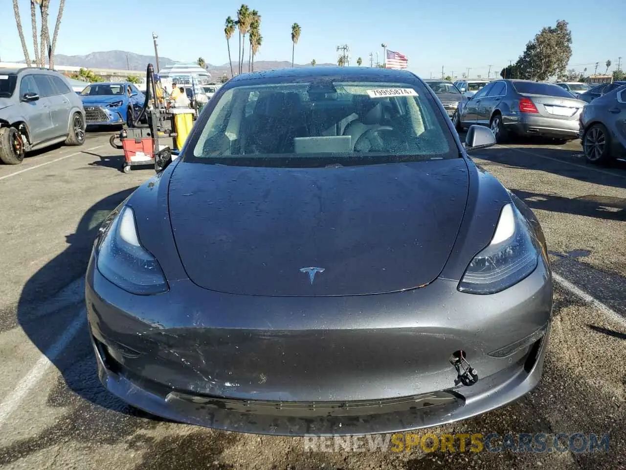 5 Photograph of a damaged car 5YJ3E1EB5MF075900 TESLA MODEL 3 2021