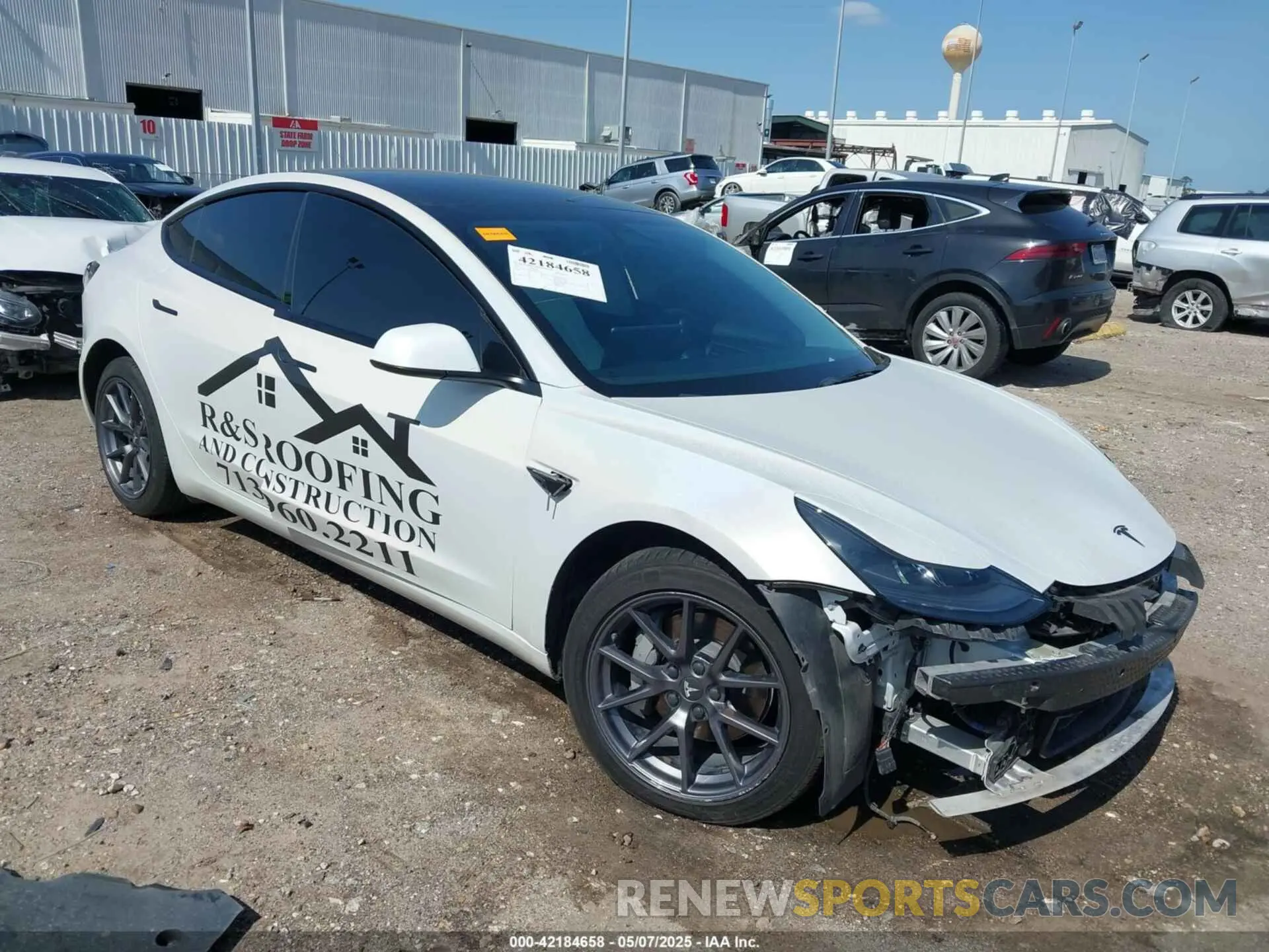 1 Photograph of a damaged car 5YJ3E1EB5MF091434 TESLA MODEL 3 2021