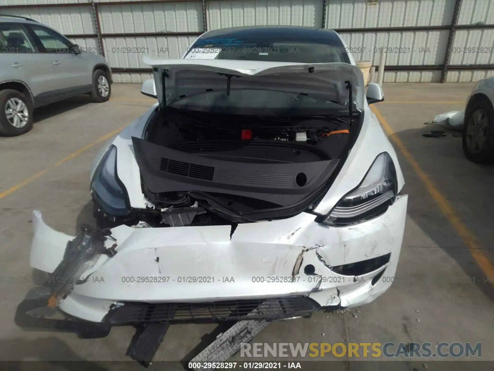 6 Photograph of a damaged car 5YJ3E1EB5MF852883 TESLA MODEL 3 2021