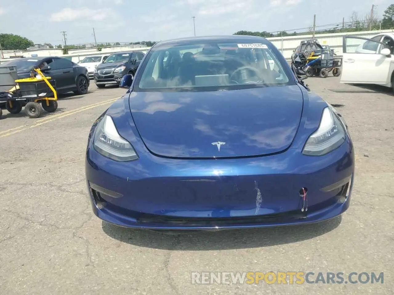 5 Photograph of a damaged car 5YJ3E1EB5MF853256 TESLA MODEL 3 2021