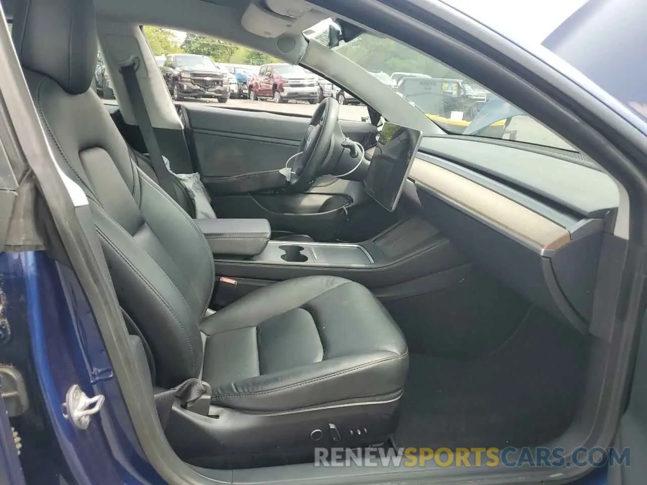 7 Photograph of a damaged car 5YJ3E1EB5MF853256 TESLA MODEL 3 2021