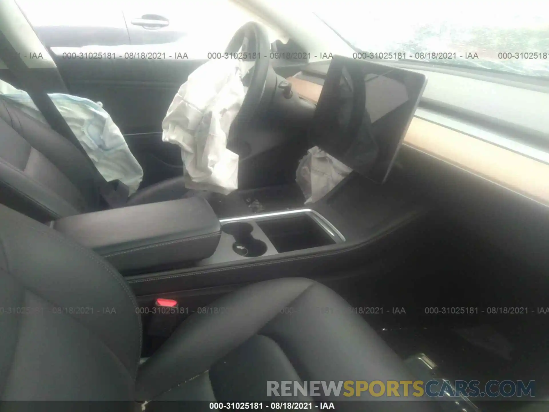 5 Photograph of a damaged car 5YJ3E1EB5MF862975 TESLA MODEL 3 2021