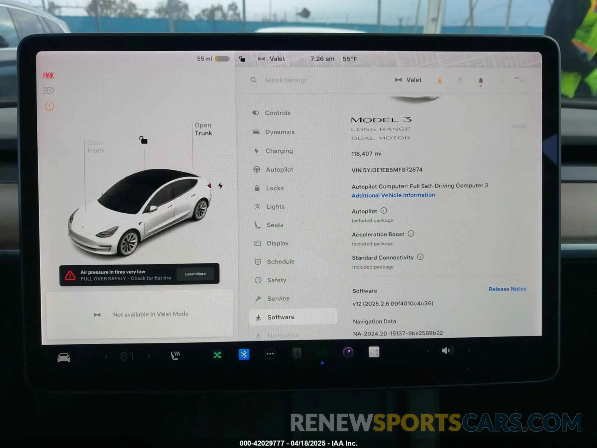 7 Photograph of a damaged car 5YJ3E1EB5MF872874 TESLA MODEL 3 2021