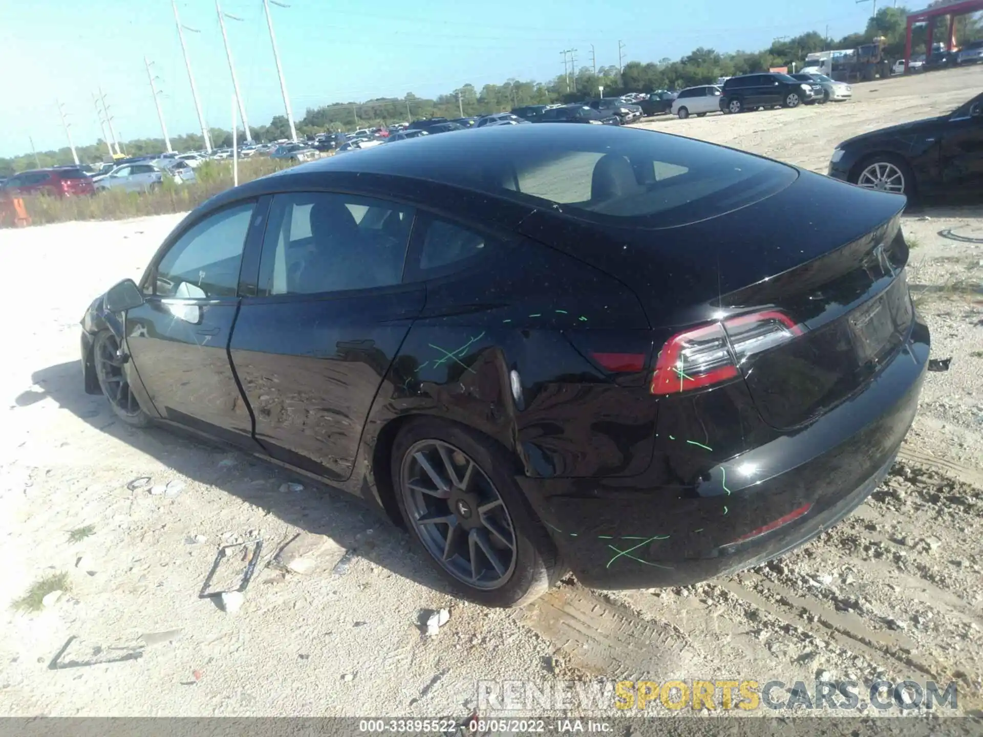 3 Photograph of a damaged car 5YJ3E1EB5MF902620 TESLA MODEL 3 2021