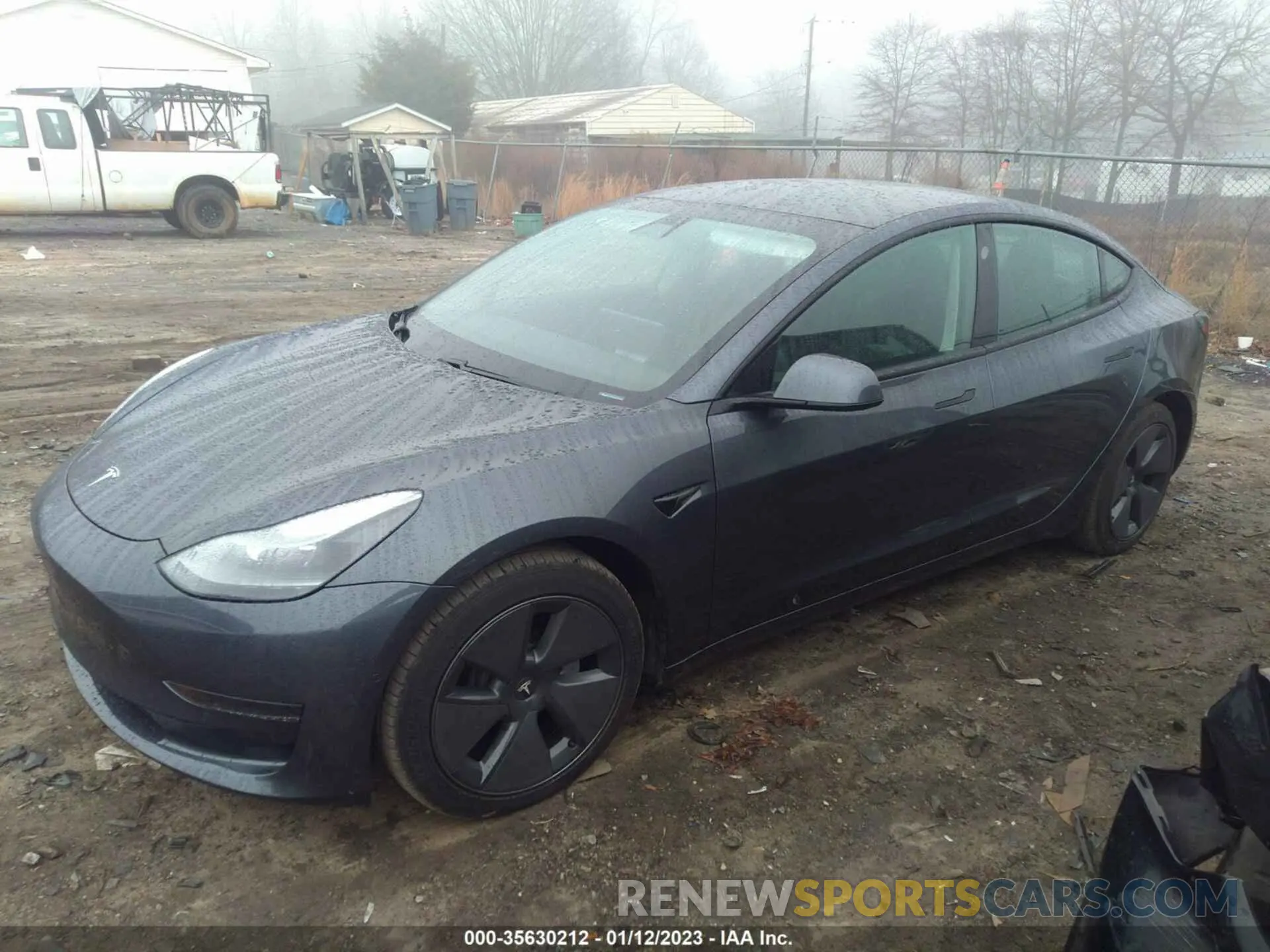 2 Photograph of a damaged car 5YJ3E1EB5MF914976 TESLA MODEL 3 2021