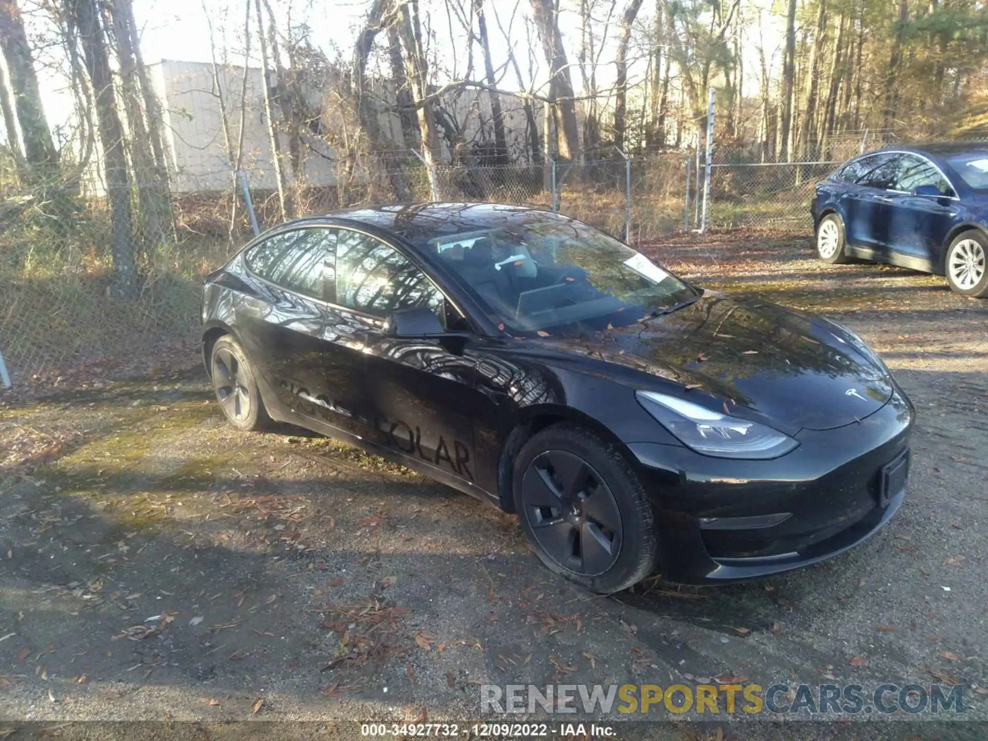 1 Photograph of a damaged car 5YJ3E1EB5MF960761 TESLA MODEL 3 2021