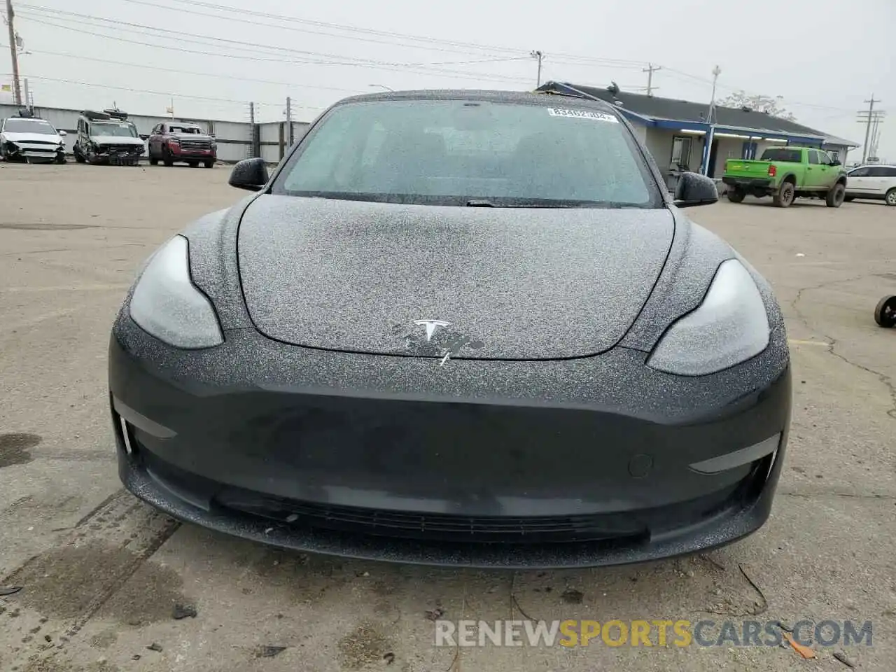 5 Photograph of a damaged car 5YJ3E1EB5MF974837 TESLA MODEL 3 2021