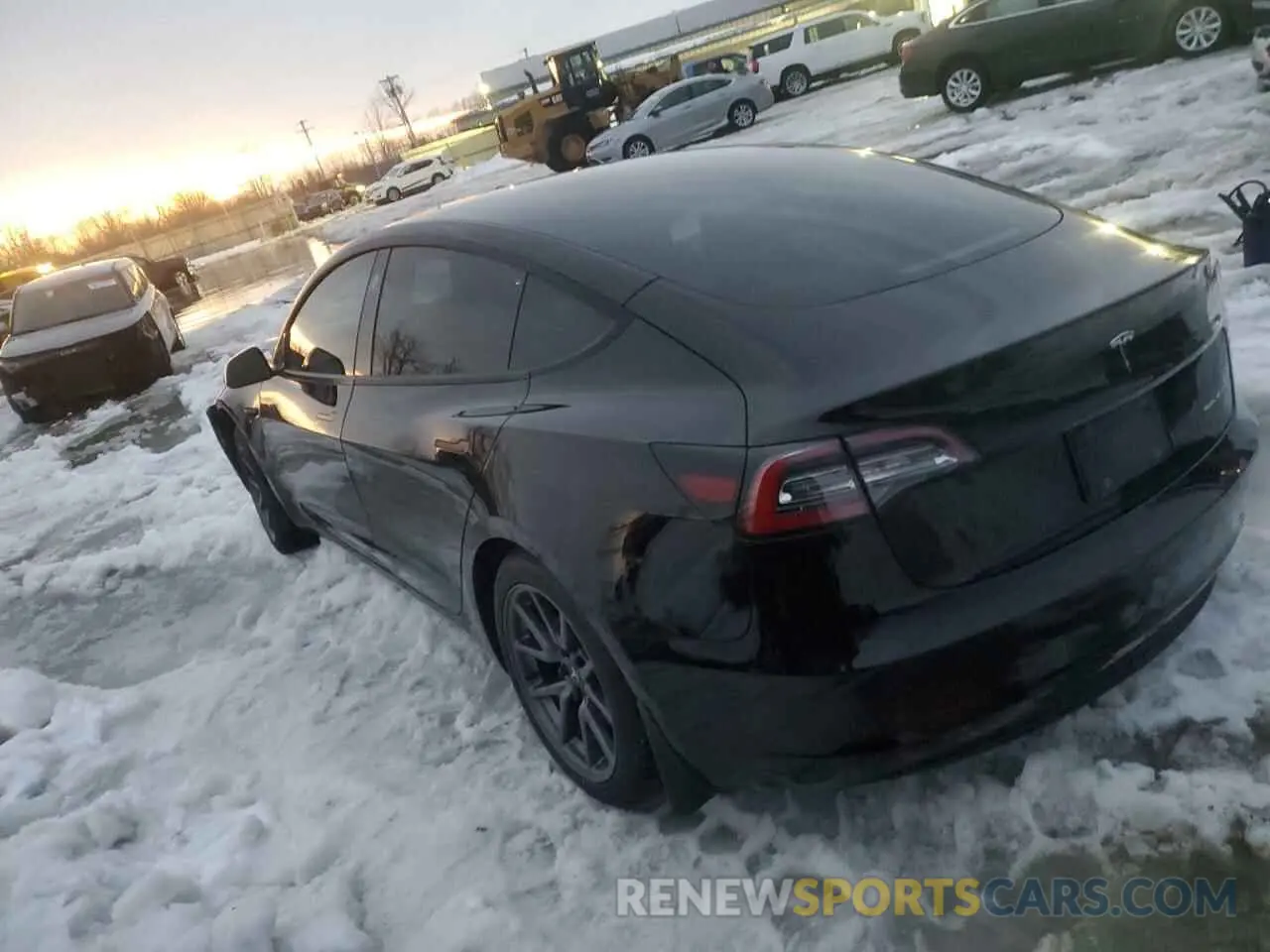 2 Photograph of a damaged car 5YJ3E1EB6MF014796 TESLA MODEL 3 2021