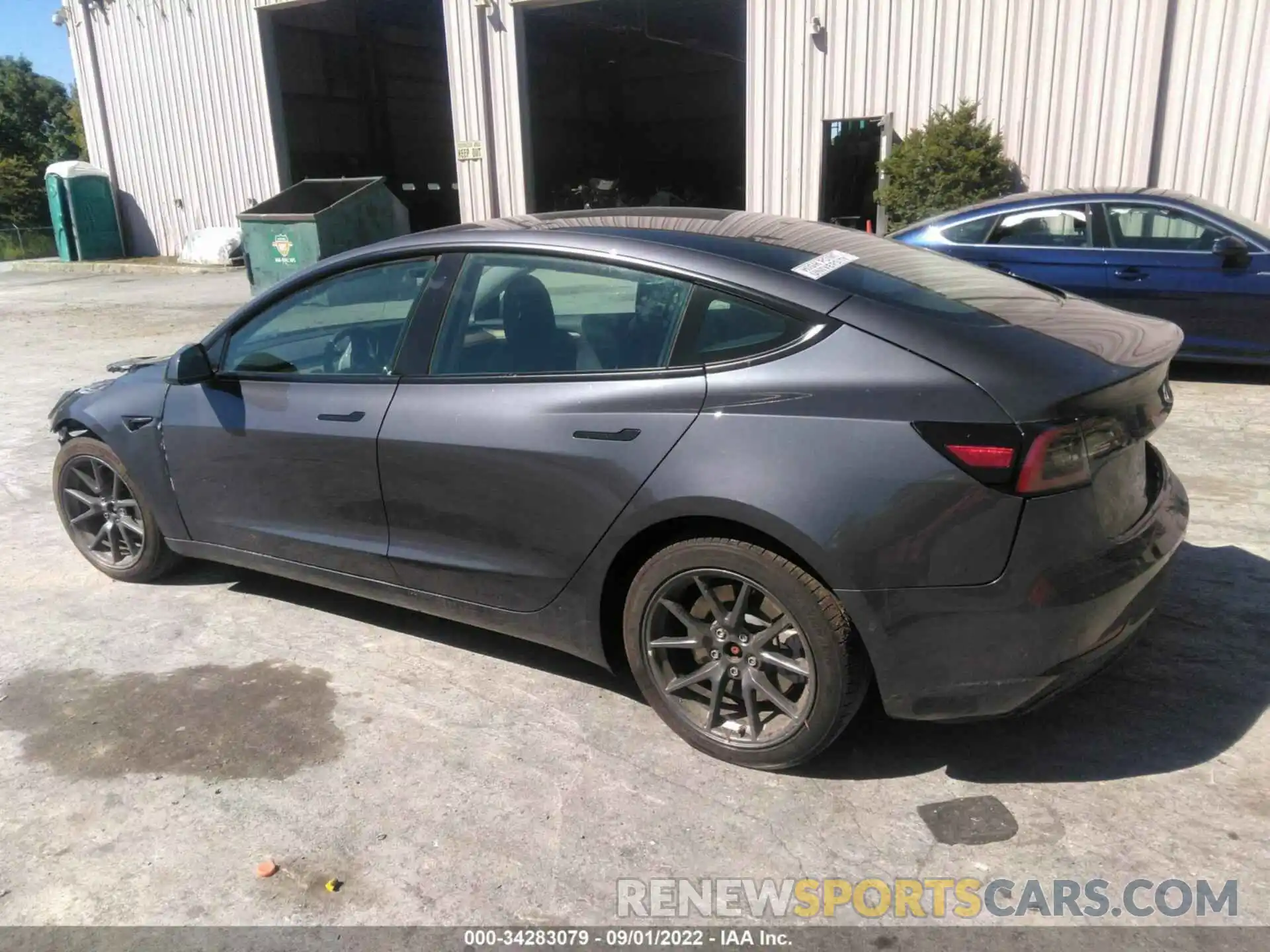 3 Photograph of a damaged car 5YJ3E1EB6MF014877 TESLA MODEL 3 2021