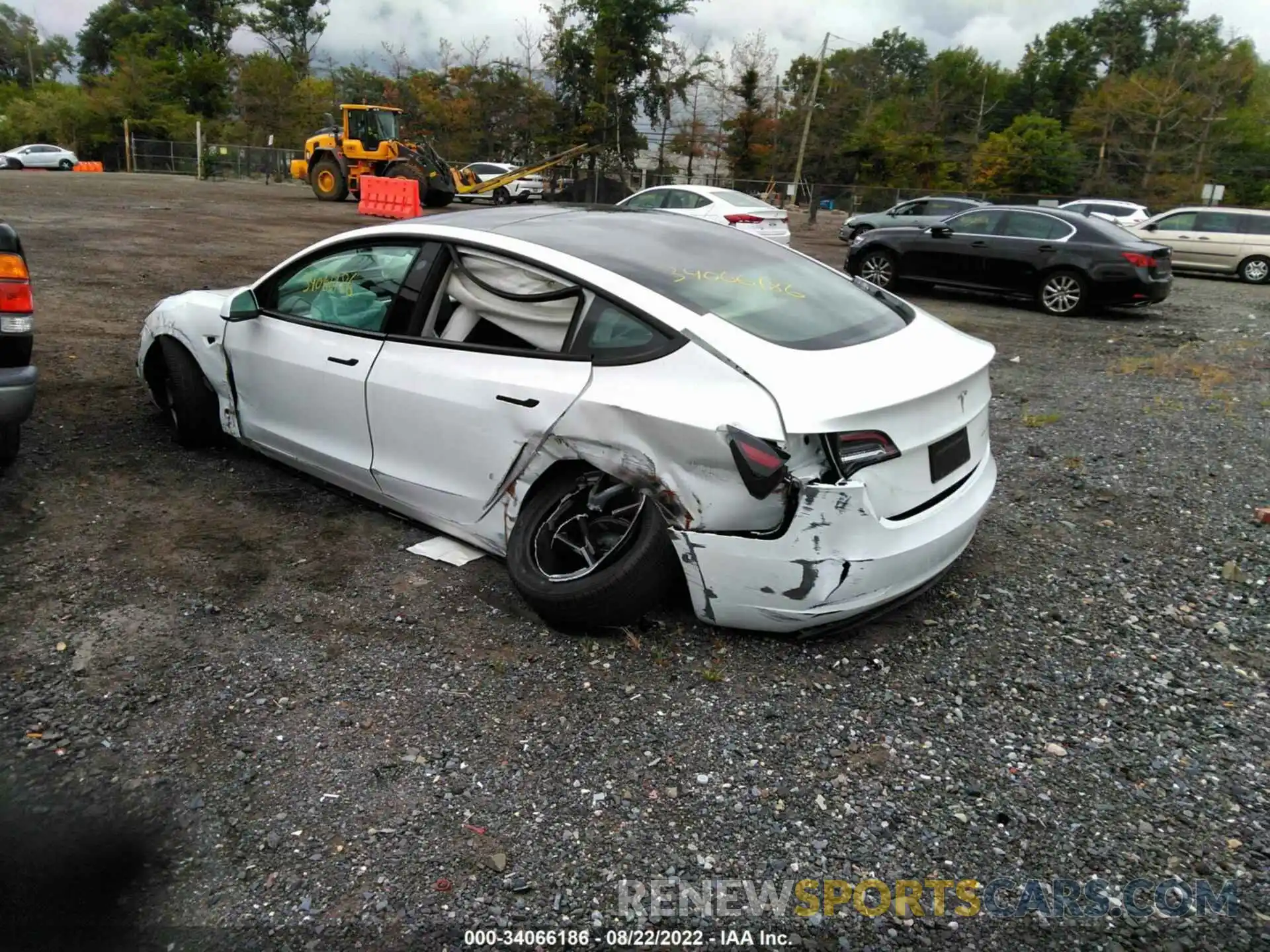 6 Photograph of a damaged car 5YJ3E1EB6MF032652 TESLA MODEL 3 2021