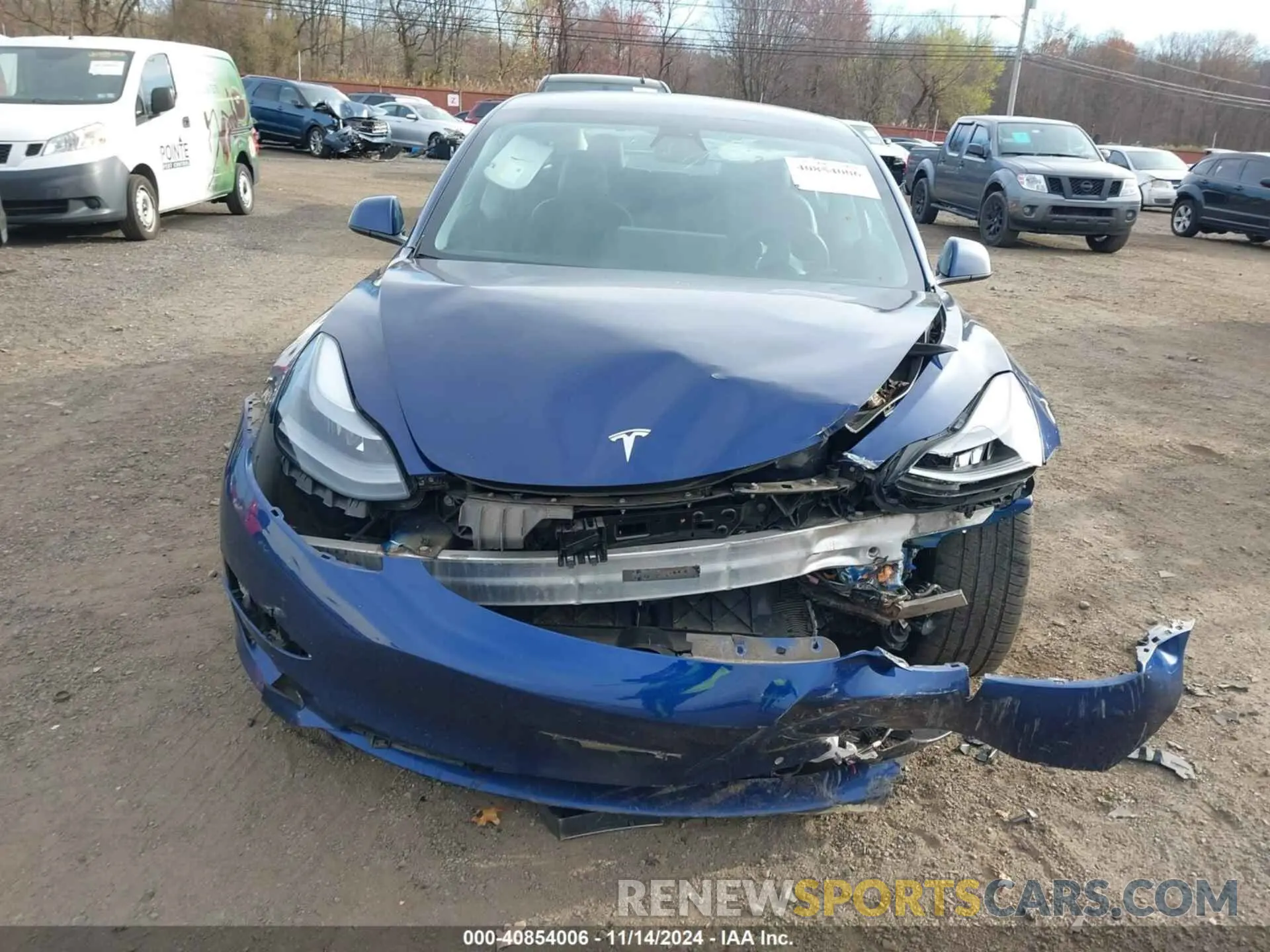 12 Photograph of a damaged car 5YJ3E1EB6MF037107 TESLA MODEL 3 2021