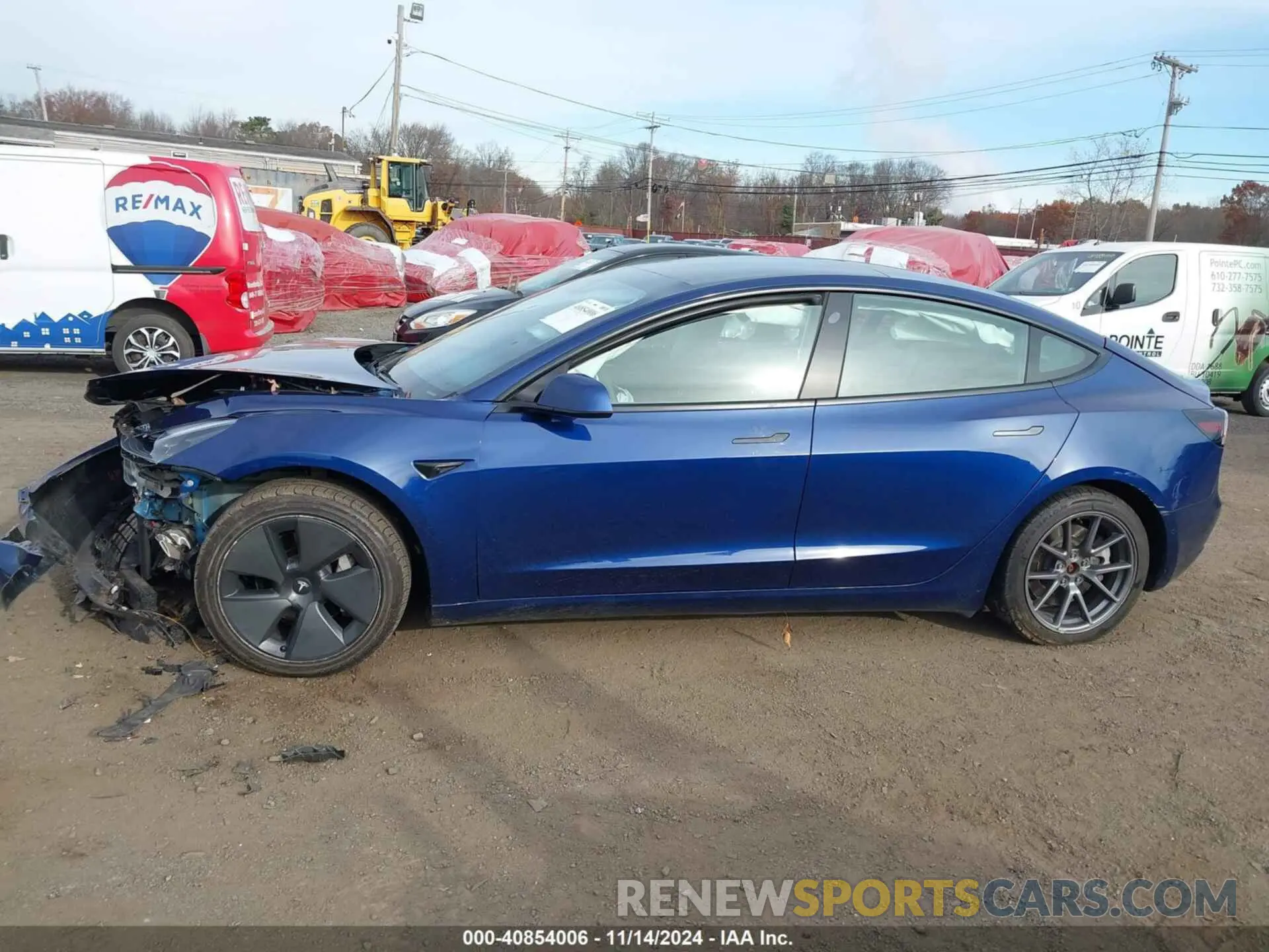 14 Photograph of a damaged car 5YJ3E1EB6MF037107 TESLA MODEL 3 2021