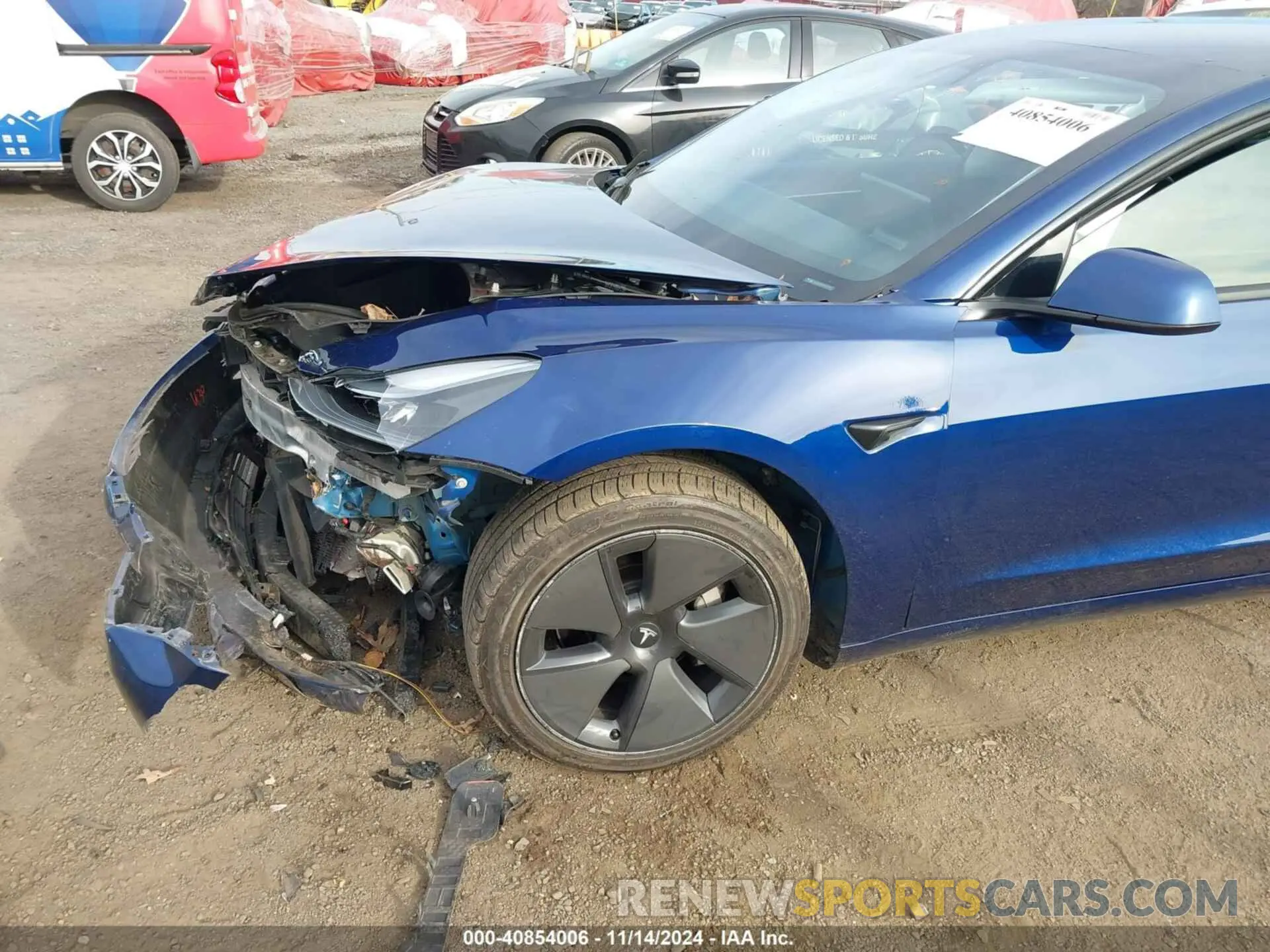 21 Photograph of a damaged car 5YJ3E1EB6MF037107 TESLA MODEL 3 2021