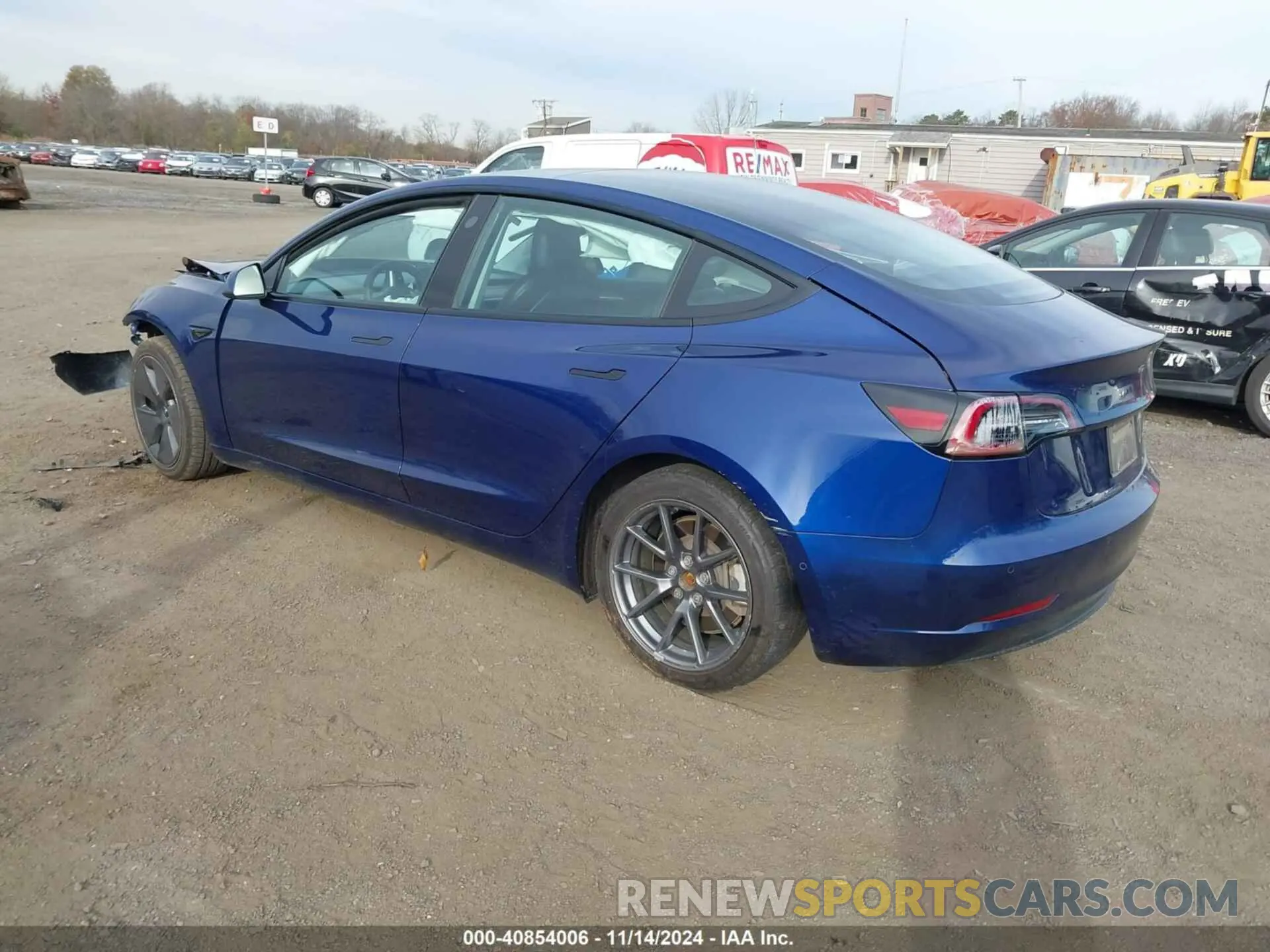 3 Photograph of a damaged car 5YJ3E1EB6MF037107 TESLA MODEL 3 2021