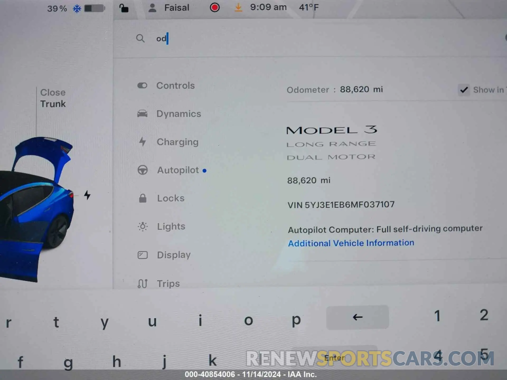 7 Photograph of a damaged car 5YJ3E1EB6MF037107 TESLA MODEL 3 2021