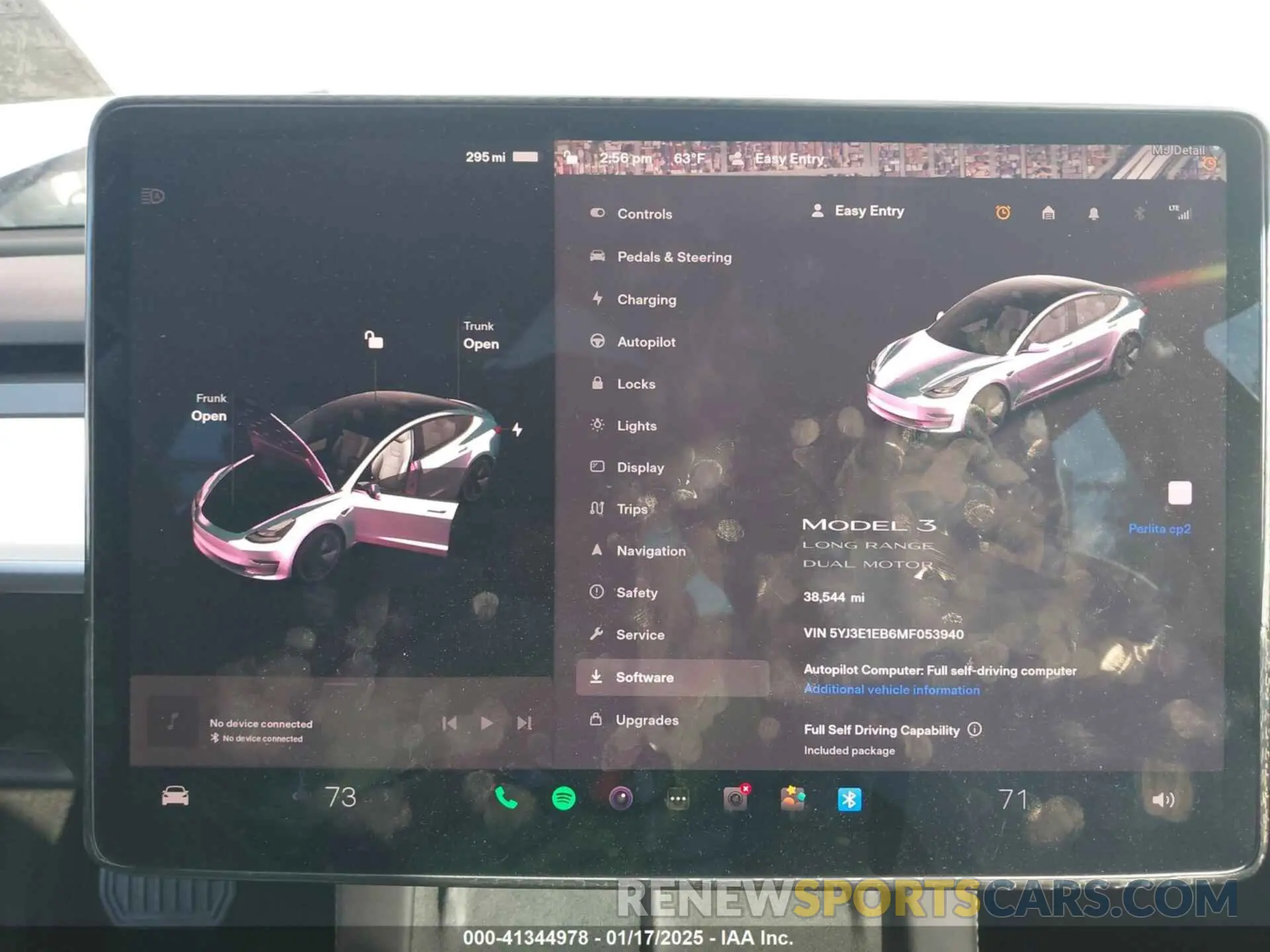 18 Photograph of a damaged car 5YJ3E1EB6MF053940 TESLA MODEL 3 2021