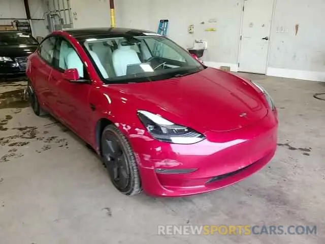 13 Photograph of a damaged car 5YJ3E1EB6MF062699 TESLA MODEL 3 2021