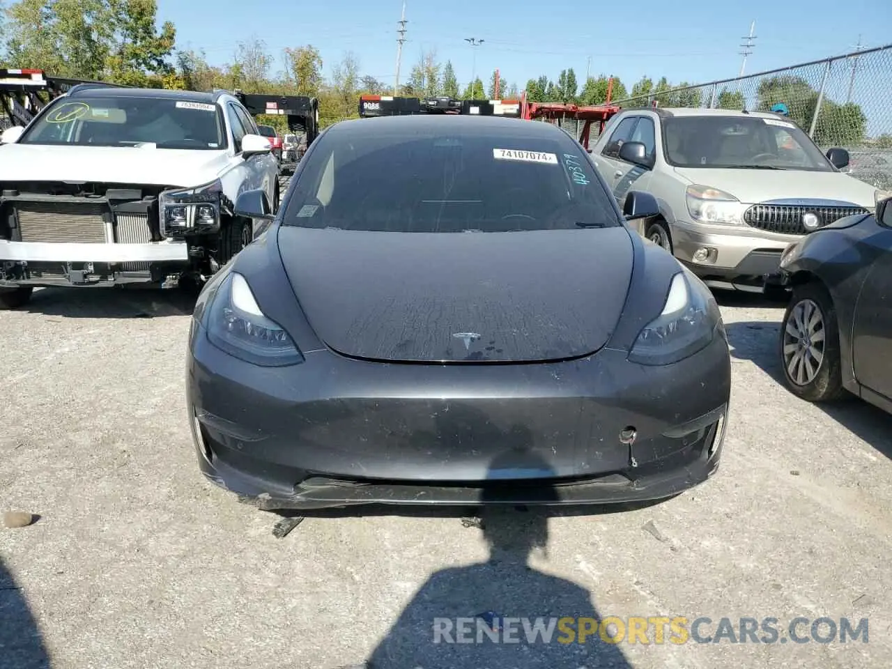 5 Photograph of a damaged car 5YJ3E1EB6MF074402 TESLA MODEL 3 2021