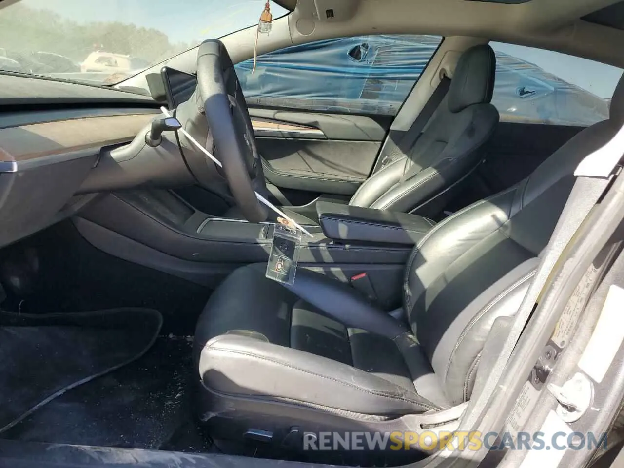 7 Photograph of a damaged car 5YJ3E1EB6MF074402 TESLA MODEL 3 2021
