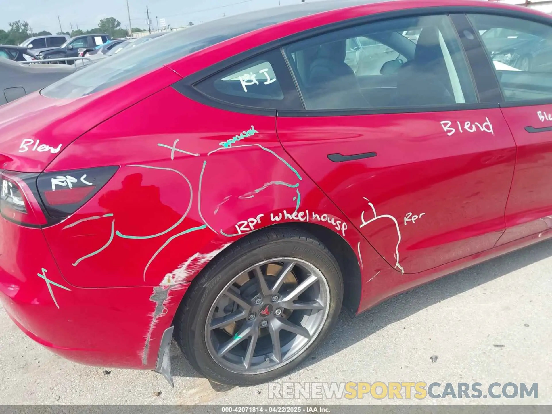 6 Photograph of a damaged car 5YJ3E1EB6MF085836 TESLA MODEL 3 2021