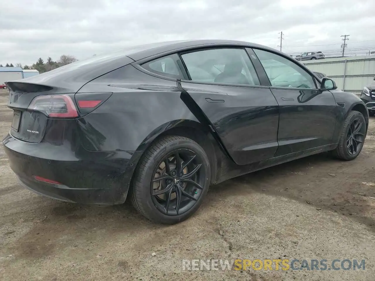 3 Photograph of a damaged car 5YJ3E1EB6MF853086 TESLA MODEL 3 2021