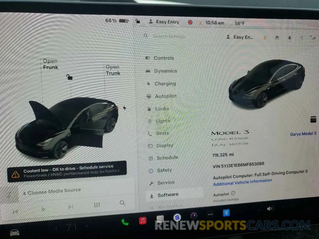 9 Photograph of a damaged car 5YJ3E1EB6MF853086 TESLA MODEL 3 2021
