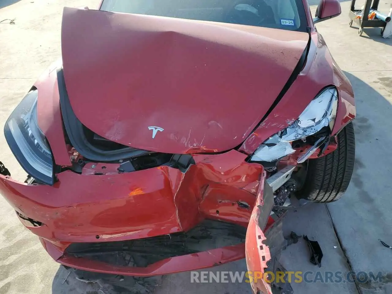 11 Photograph of a damaged car 5YJ3E1EB6MF859700 TESLA MODEL 3 2021