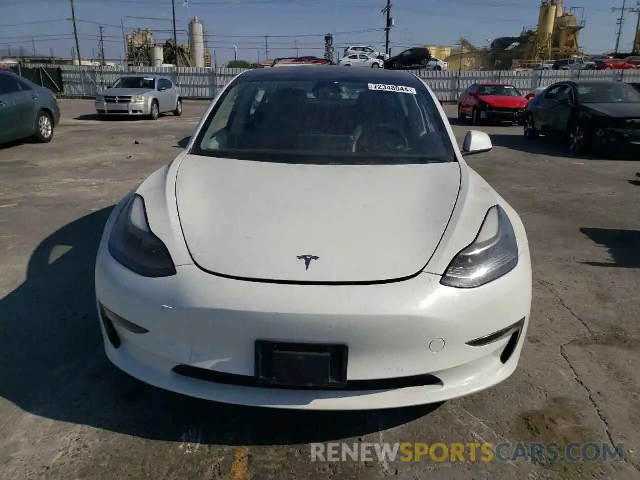 5 Photograph of a damaged car 5YJ3E1EB6MF877453 TESLA MODEL 3 2021