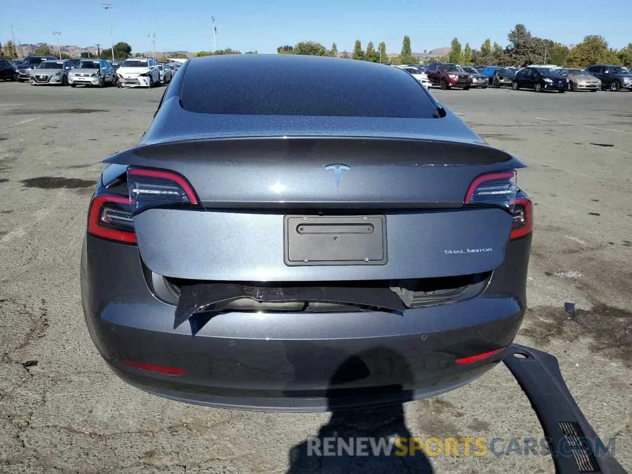6 Photograph of a damaged car 5YJ3E1EB6MF878327 TESLA MODEL 3 2021