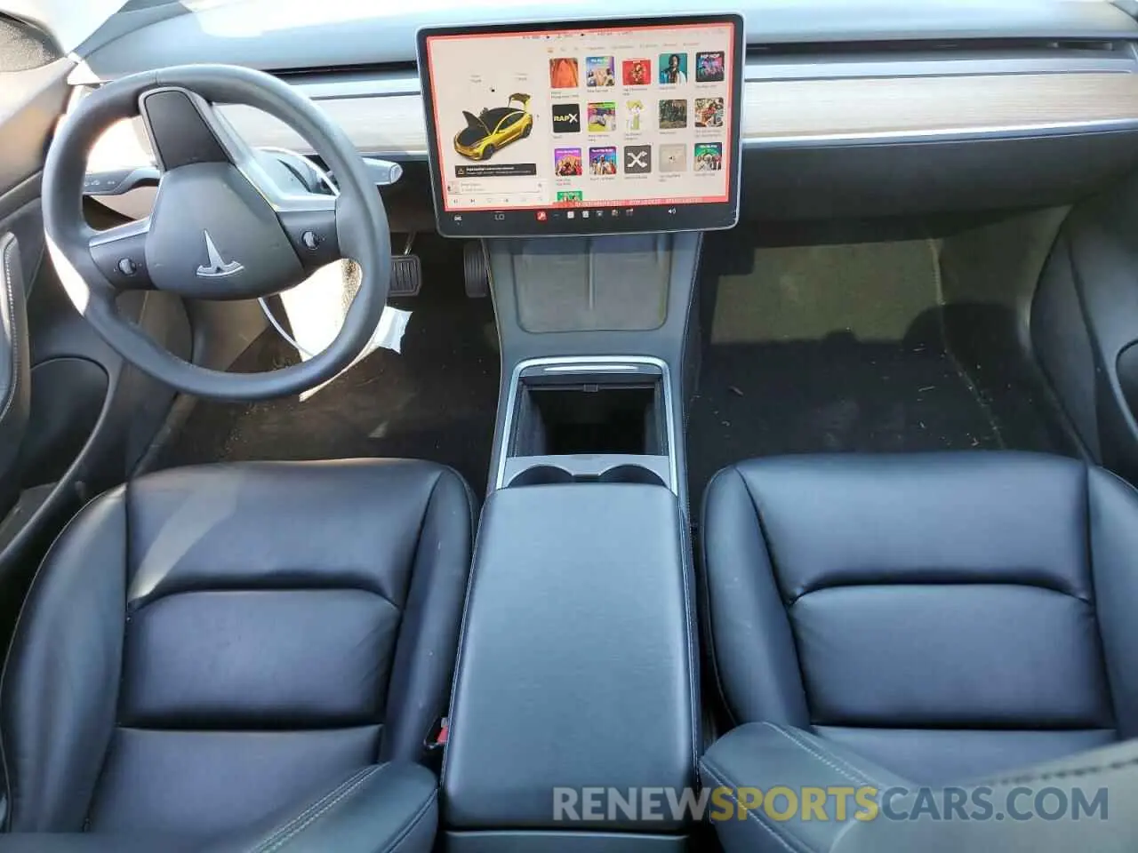 8 Photograph of a damaged car 5YJ3E1EB6MF878327 TESLA MODEL 3 2021