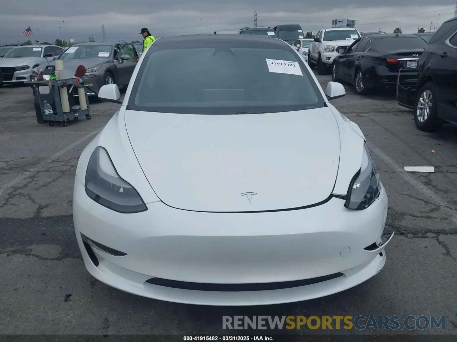 11 Photograph of a damaged car 5YJ3E1EB6MF878957 TESLA MODEL 3 2021