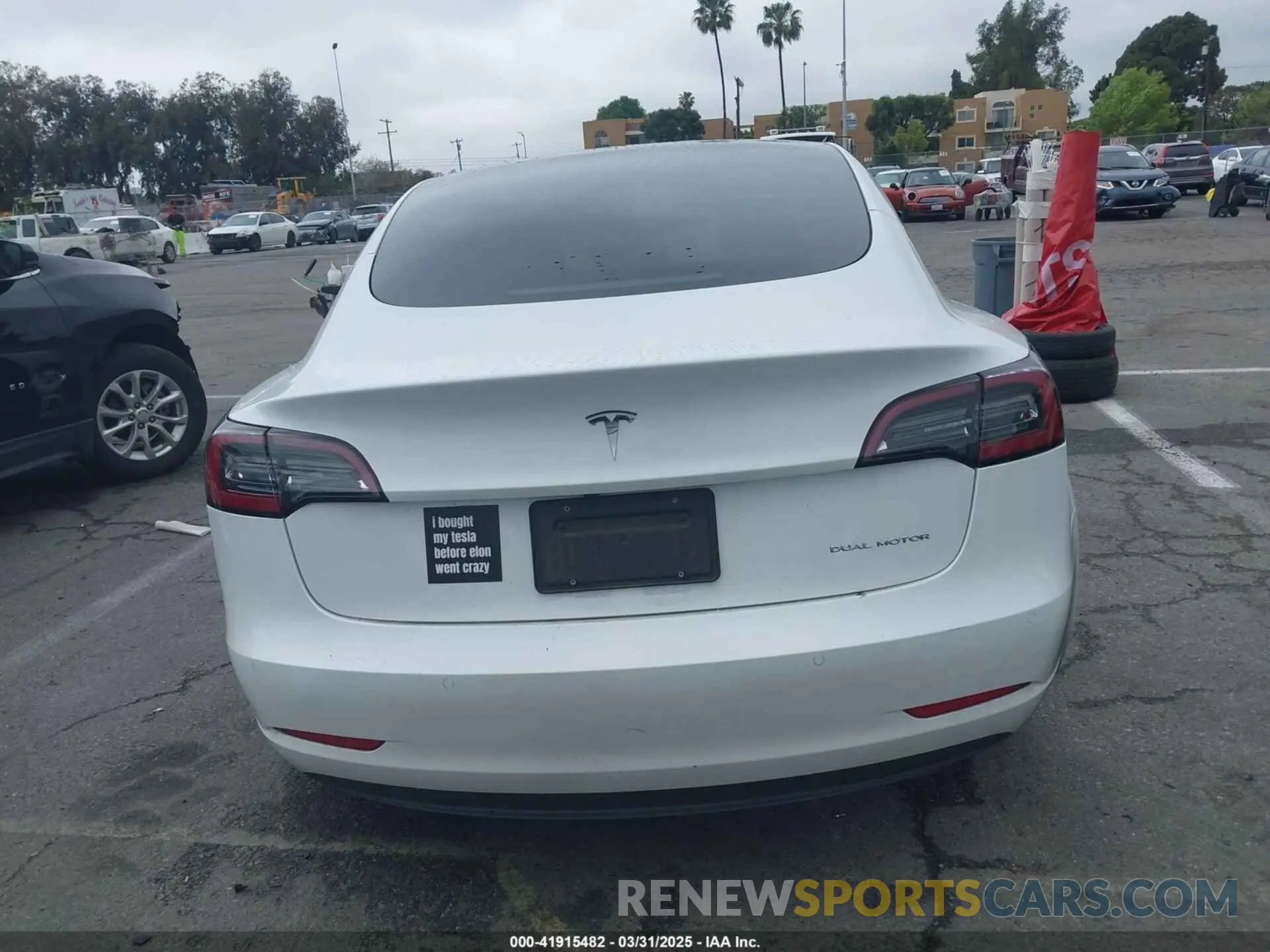 15 Photograph of a damaged car 5YJ3E1EB6MF878957 TESLA MODEL 3 2021