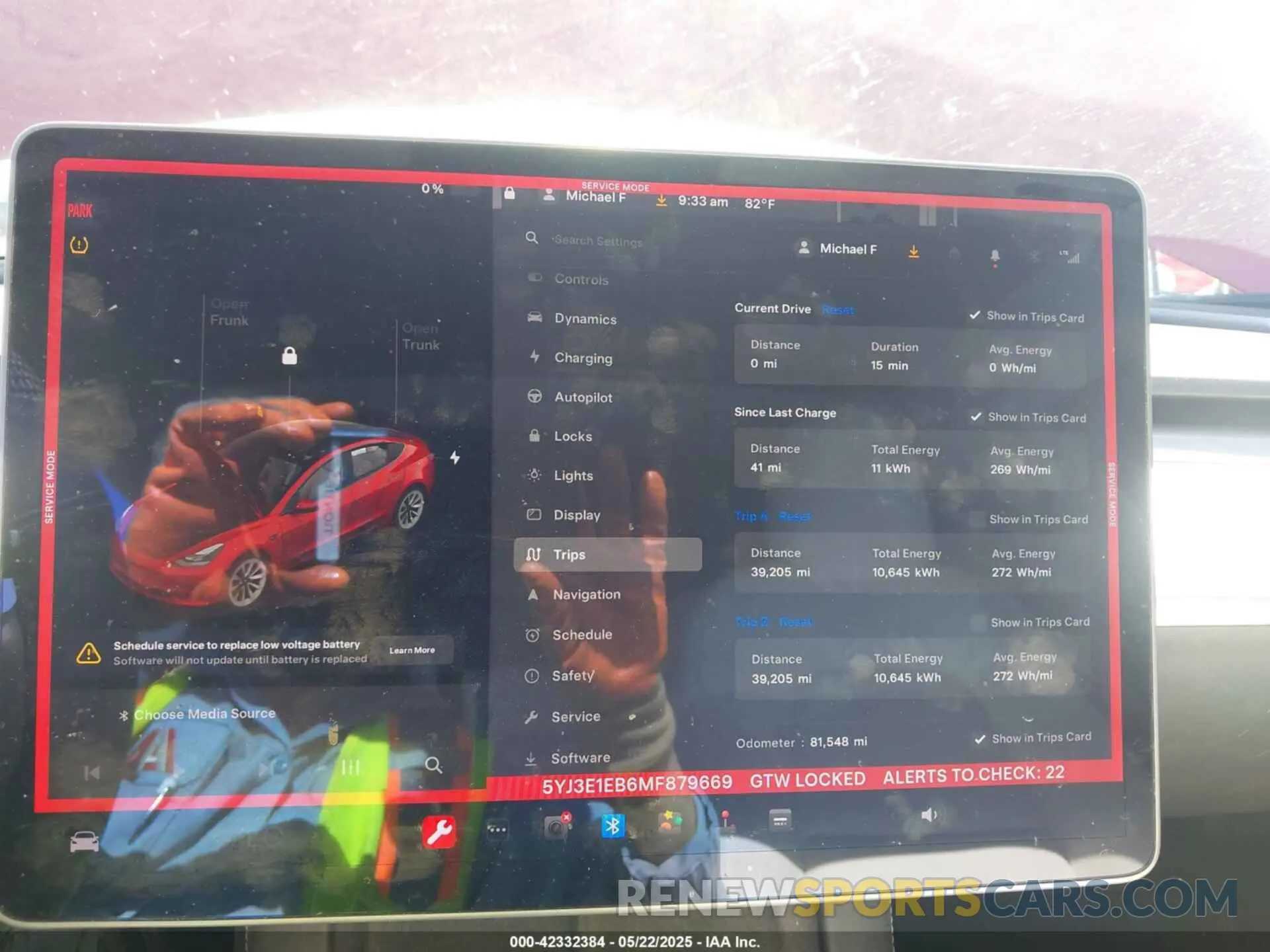 7 Photograph of a damaged car 5YJ3E1EB6MF879669 TESLA MODEL 3 2021