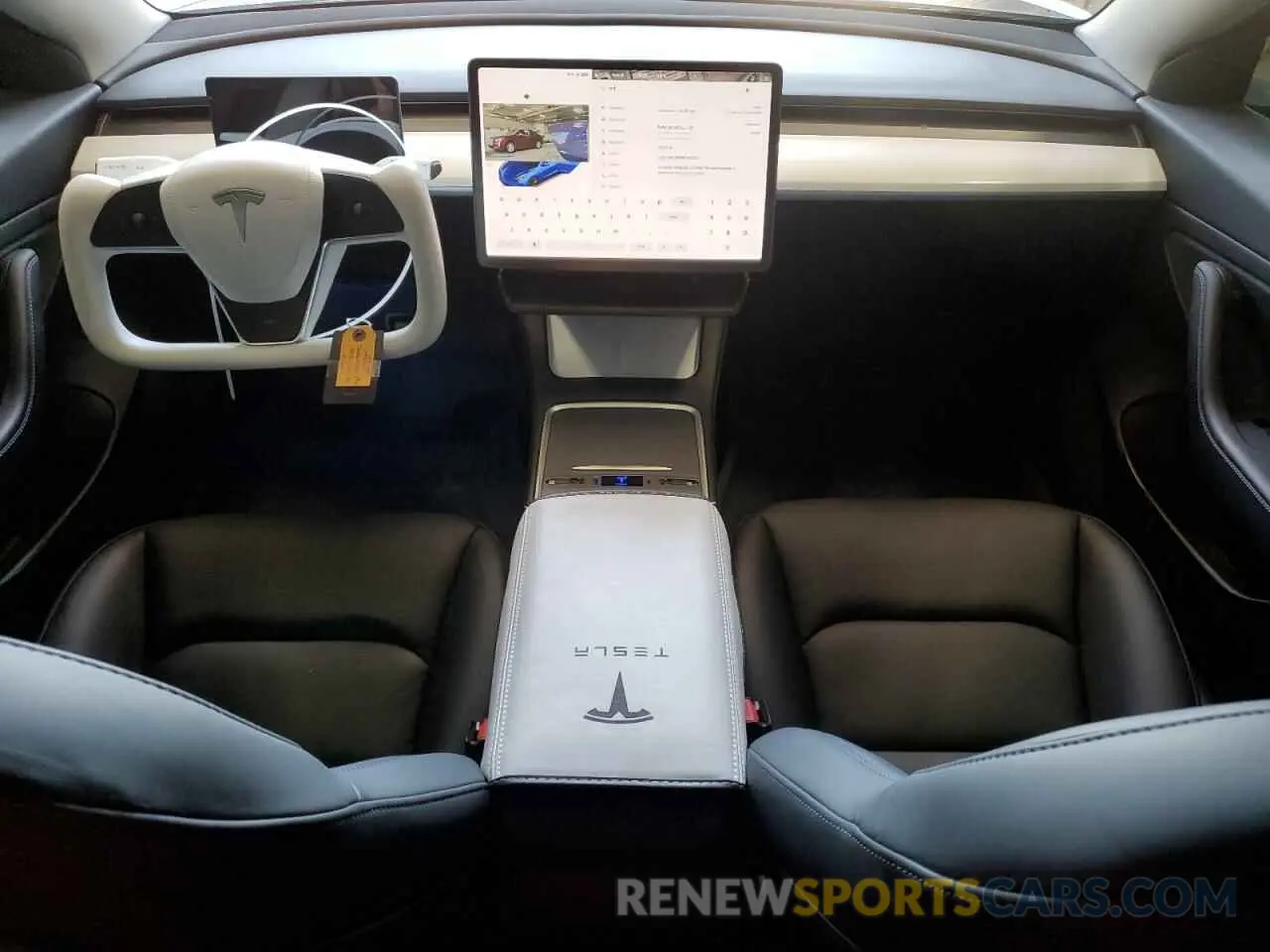 8 Photograph of a damaged car 5YJ3E1EB6MF902352 TESLA MODEL 3 2021