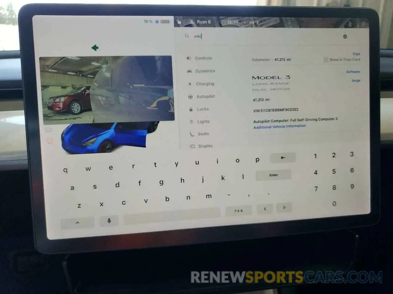 9 Photograph of a damaged car 5YJ3E1EB6MF902352 TESLA MODEL 3 2021