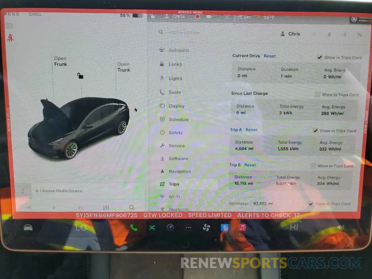 9 Photograph of a damaged car 5YJ3E1EB6MF906725 TESLA MODEL 3 2021