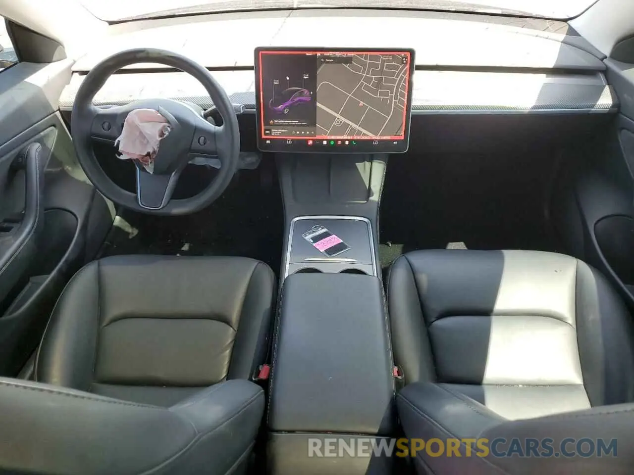 8 Photograph of a damaged car 5YJ3E1EB6MF915604 TESLA MODEL 3 2021