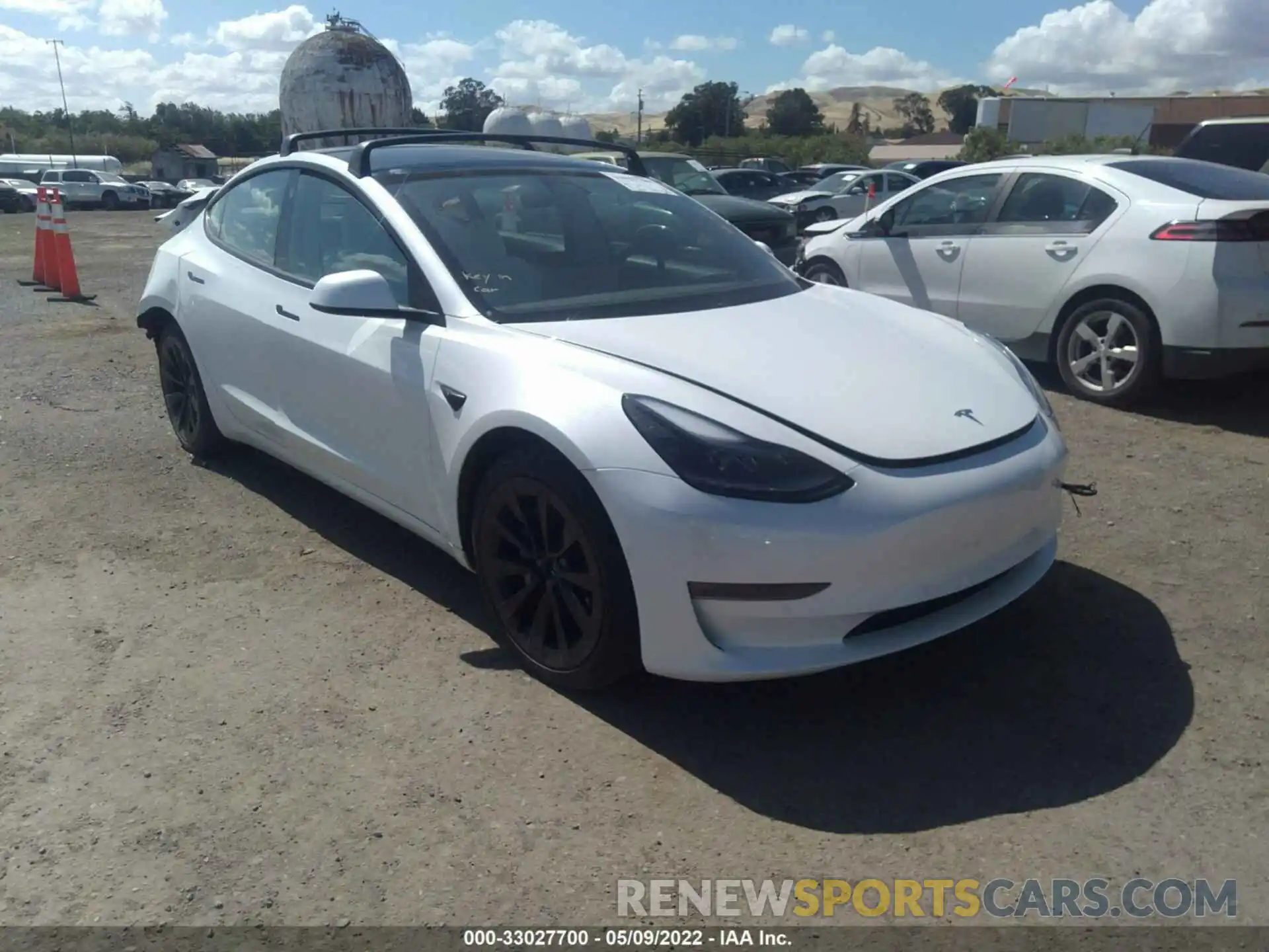 1 Photograph of a damaged car 5YJ3E1EB6MF926652 TESLA MODEL 3 2021