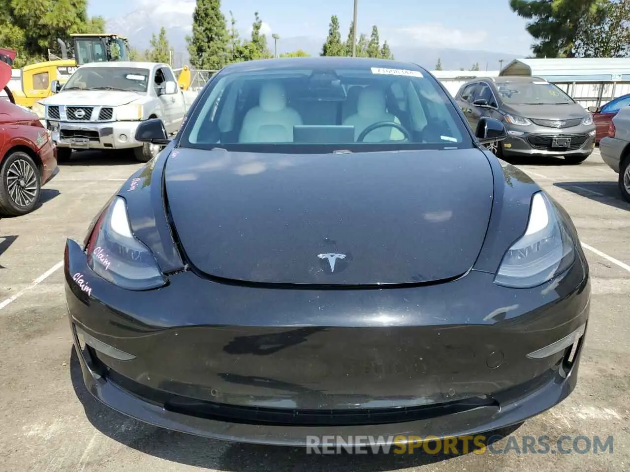 5 Photograph of a damaged car 5YJ3E1EB6MF926943 TESLA MODEL 3 2021