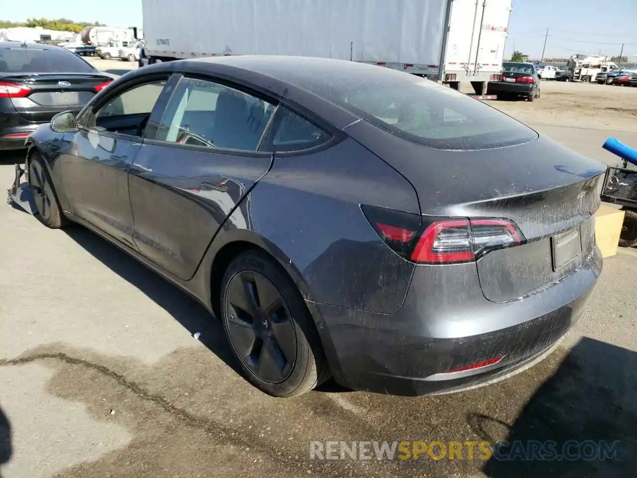 3 Photograph of a damaged car 5YJ3E1EB6MF937313 TESLA MODEL 3 2021