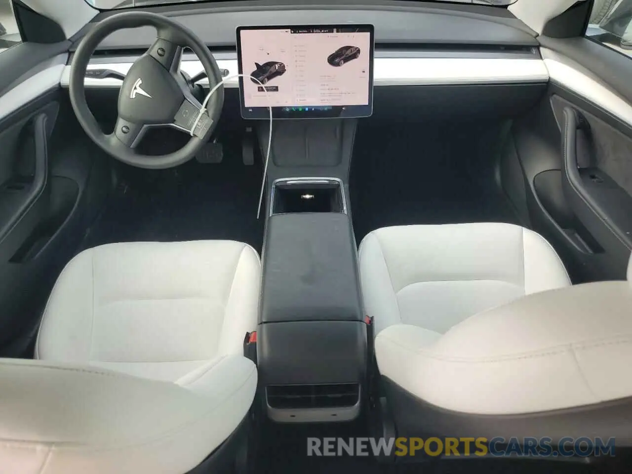 8 Photograph of a damaged car 5YJ3E1EB6MF980646 TESLA MODEL 3 2021