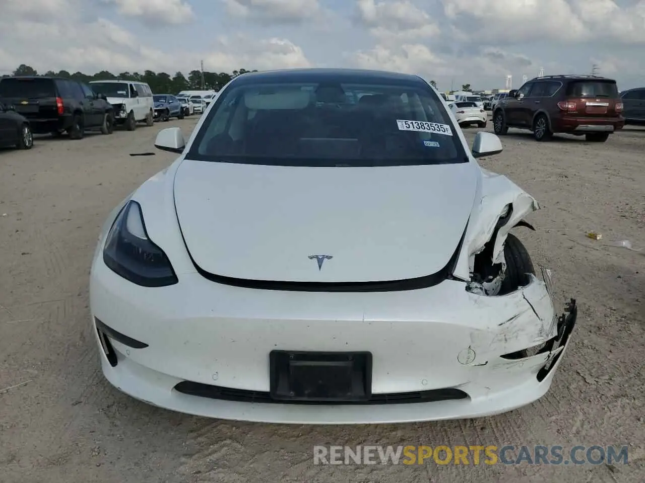 5 Photograph of a damaged car 5YJ3E1EB6MF988326 TESLA MODEL 3 2021