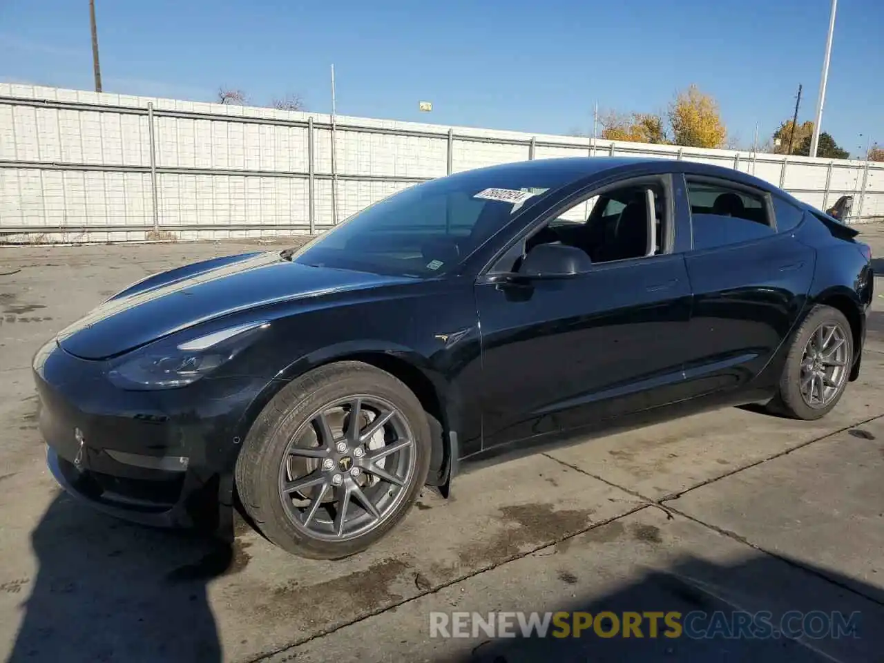 1 Photograph of a damaged car 5YJ3E1EB6MF998760 TESLA MODEL 3 2021