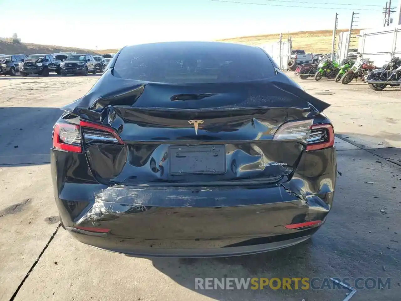 6 Photograph of a damaged car 5YJ3E1EB6MF998760 TESLA MODEL 3 2021