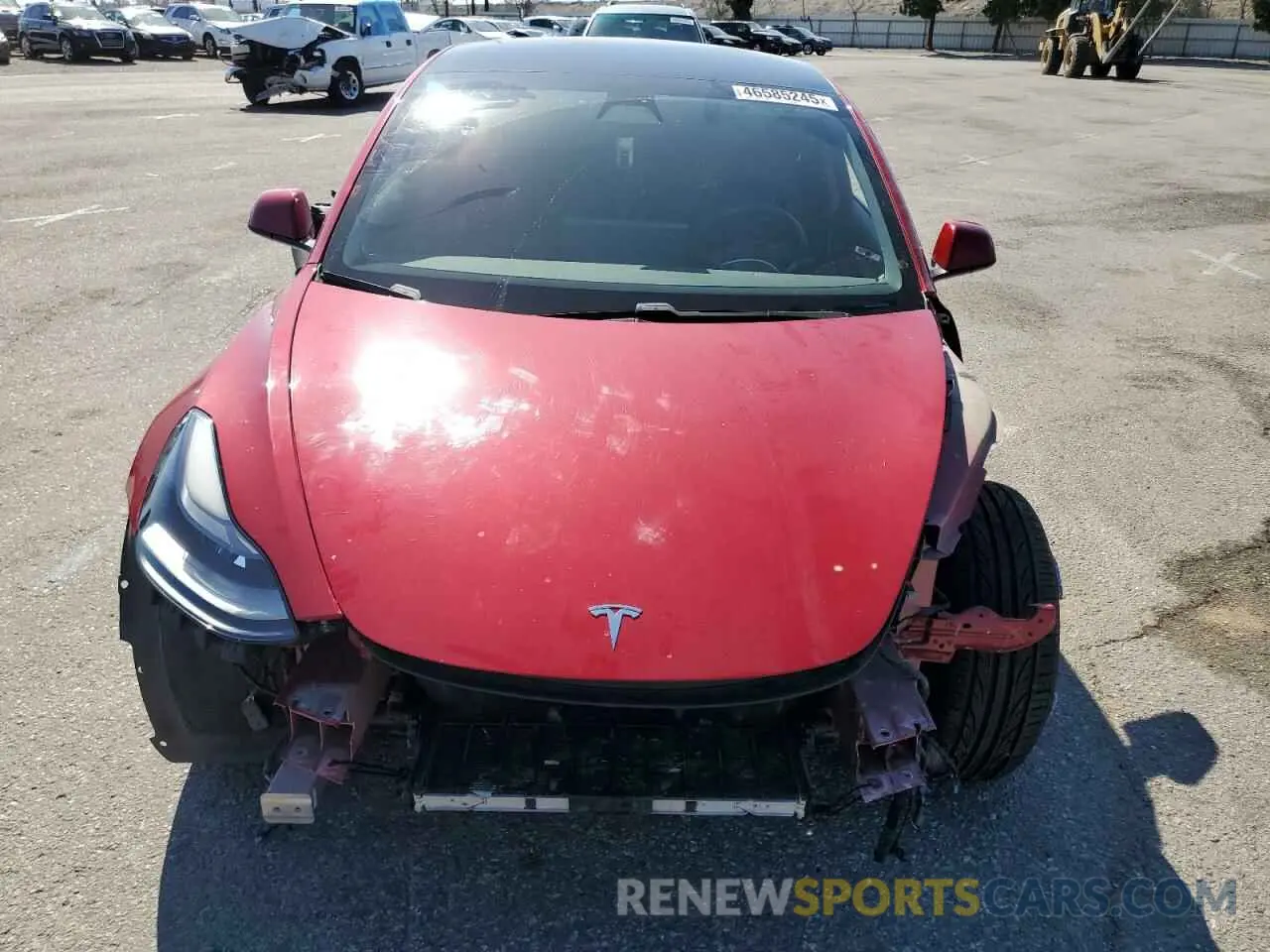 5 Photograph of a damaged car 5YJ3E1EB7MF002169 TESLA MODEL 3 2021