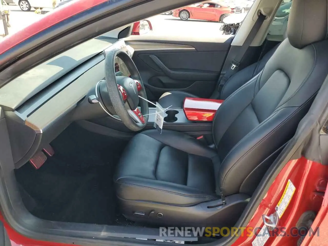 7 Photograph of a damaged car 5YJ3E1EB7MF002169 TESLA MODEL 3 2021