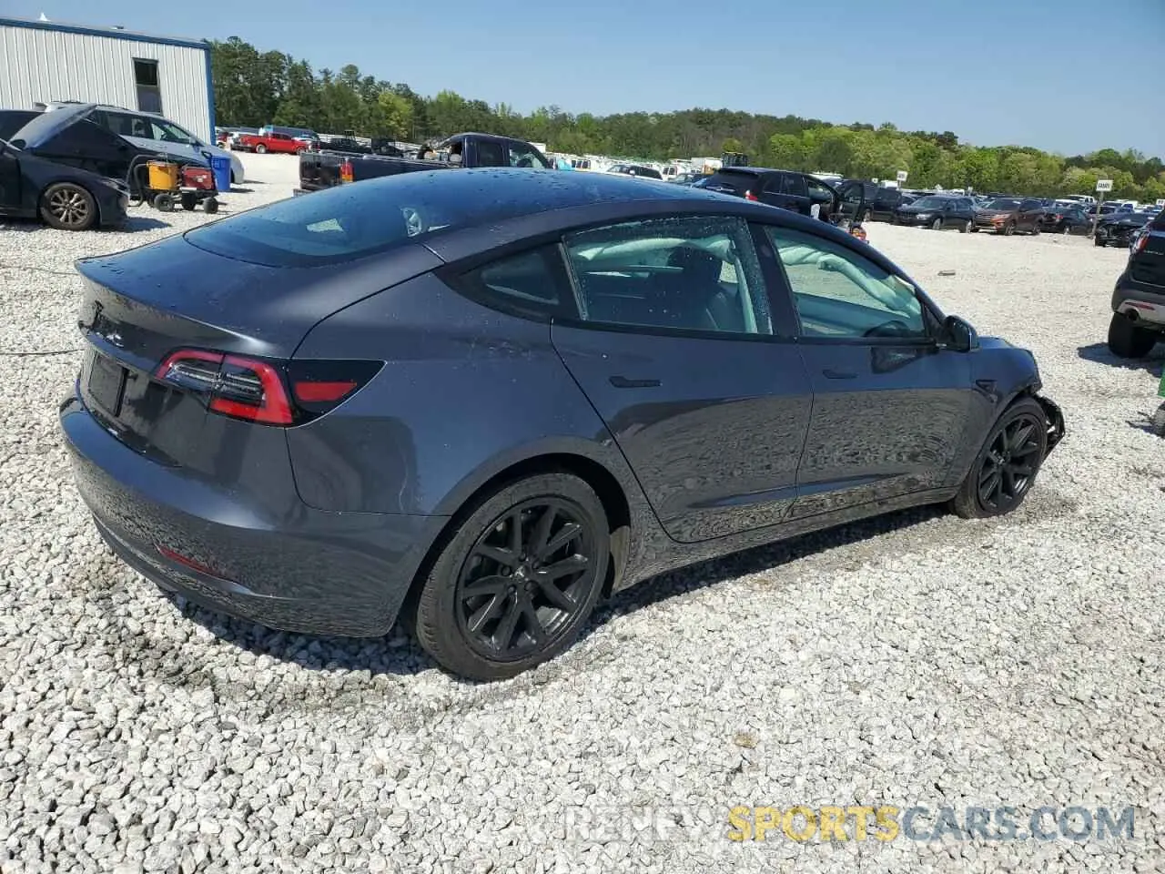 3 Photograph of a damaged car 5YJ3E1EB7MF014824 TESLA MODEL 3 2021